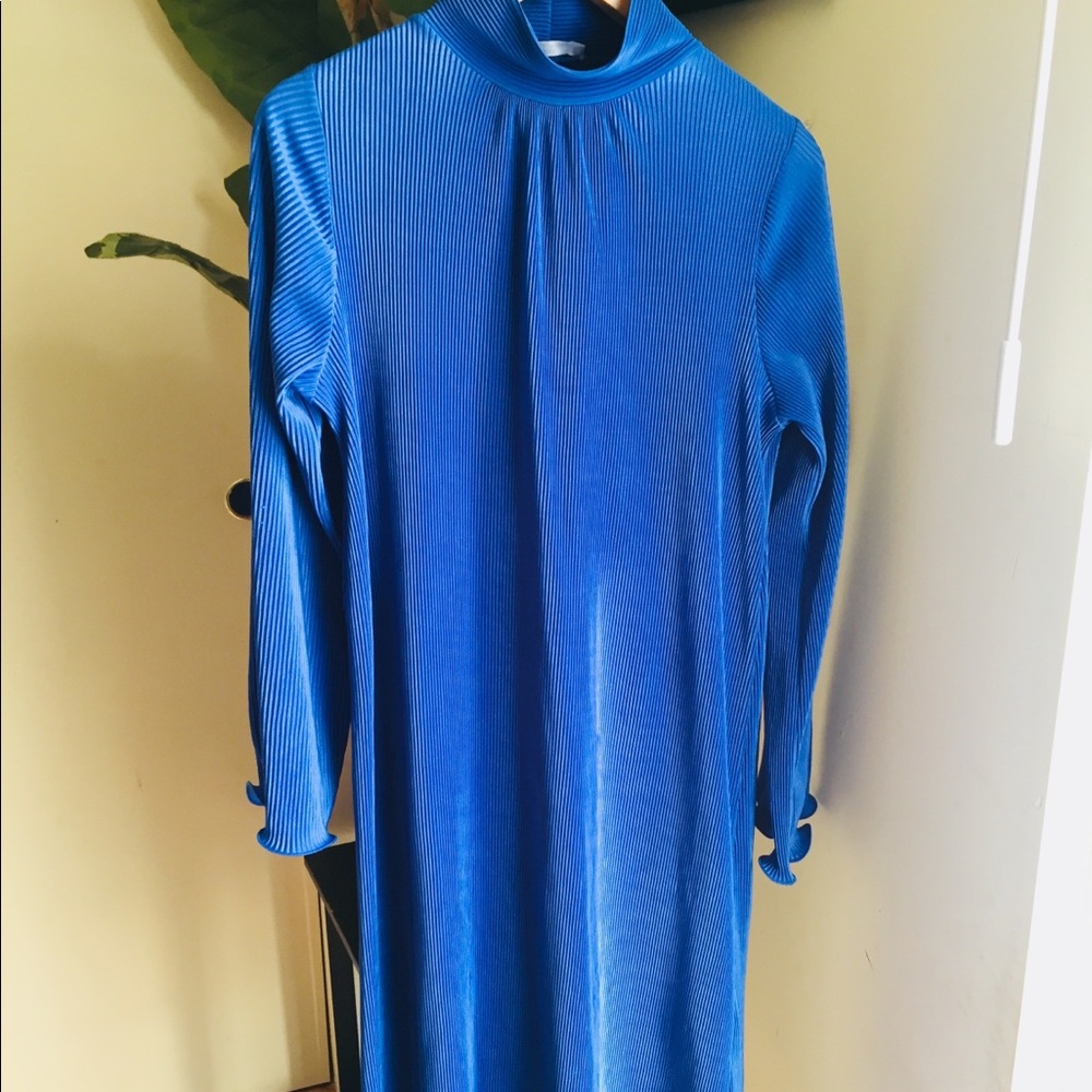 Blue Zara dress from w/b collection